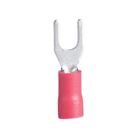 GB 10-112 Spade Terminal, 600 V, 22 to 18 AWG, Vinyl Insulation, Red
