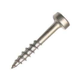 Kreg SPS-F125-100 Self-Tapping Pocket-Hole Screw, #6 Thread, Fine, #2 Drive, Type 17 Auger Point