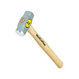 Vulcan Engineer Hammer, 3 Lb, Forged Steel Head, 16 In L Handle, Hickory Wood