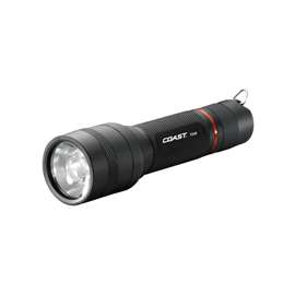 Coast TT7736TSCP Flashlight, 1.5 V, LED Lamp, Alkaline Battery, Black