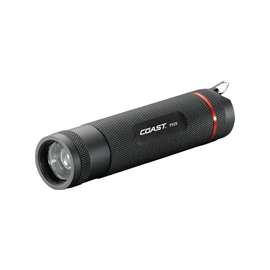 Coast TT7736CP Focusing Flashlight, 1.5 V, LED Lamp, Alkaline Battery, Black