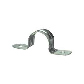 Halex 61615B Conduit Strap, 1-1/2 in, Galvanized Steel