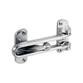 Defender Security U 10308 Swing Bar Lock, Zinc, Satin Nickel