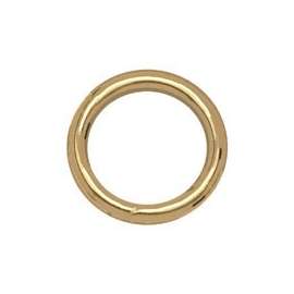 Campbell T7661154 Welded Ring, 150 lb Weight Capacity, Bronze, Polished