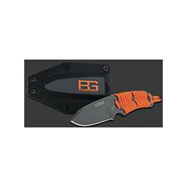 GERBER 31-001683 Fixed Blade Knife, 3-1/4 in L Blade, Orange Handle