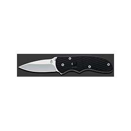GERBER 22-41526 Folding Knife, 2.1 in L Blade, 1-Blade, Textured Black Handle