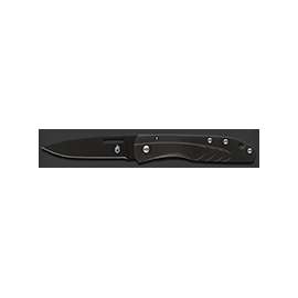 GERBER 31-000716 Folding Knife, 2.6 in L Blade, 1-Blade, Black Handle
