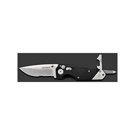 GERBER 22-41021 Folding Knife, 3 in L Blade, 1-Blade, Black Handle