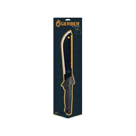 GERBER 31-000759 Gator Machete Jr with Nylon Sheath, 10-3/4 in L Blade, Gator Grip Handle, HCS Handle