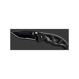 GERBER 31-001731 Folding Knife, 2.88 in L Blade, 1-Blade, Black Handle