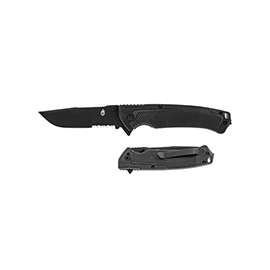 GERBER 31-002718N Folding Knife, 3.7 in L Blade, Textured Handle