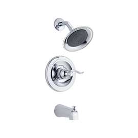 DELTA Windemere 144996 Tub and Shower Trim, Brass, Chrome
