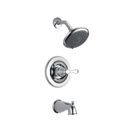 DELTA Porter 144984 Tub and Shower Trim, Brass, Chrome