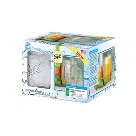Ball 1440016011 Drinking Mug, 24 oz Capacity, Glass, Clear
