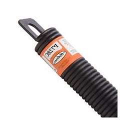 Holmes Spring Manufacturing P528C Extension Spring, 105 to 175 lb Weight Capacity, Plug End, 28 in OAL