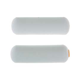 Linzer MR200-2 Paint Roller Cover, 1/4 in Thick Nap, Foam Cover, White
