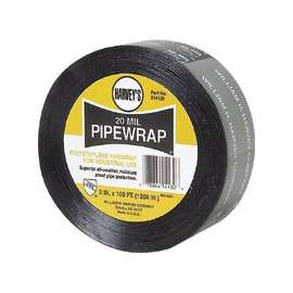 HARVEY 014130 Pipe Wrap, 100 ft L, 2 in W, 20 mil Thick, Black