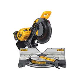 DeWALT FLEXVOLT DHS716AT2 Miter Saw, 2 x 8 in 45 deg, 2 x 8 in at 90 deg Cutting, 12 in Dia Blade