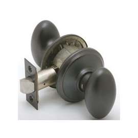 Schlage Siena F10VSIE716 Hall and Closet Lock Passage Knob, 1-3/8 to 1-3/4 in Thick Door, Aged Bronze