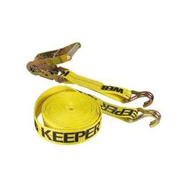 KEEPER 04624 Tie-Down, 3333 lb Weight Capacity, 40 ft L, Steel End Fitting, Polyester
