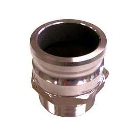 ABBOTT RUBBER QF-300-DC Hose Coupling, 3 in MNPT, Aluminum