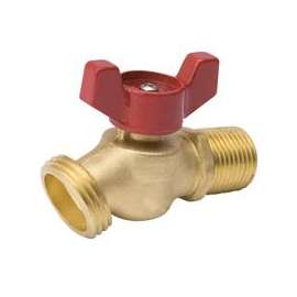 B & K 102-353HN Non-Kink Hose Bibb, 1/2 x 3/4 in MPT x Male Hose, PTFE Softgoods