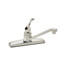 Boston Harbor Non-Metallic Kitchen Faucet, 1.8 Gpm At 60 Psi, 1 Handle, 9.45 In L X 12.8 In W, Chrome
