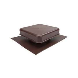 LOMANCO LomanCool 600B Static Vent, 60 sq-in Net Free Ventilating Area, Aluminum, Black