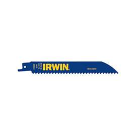 IRWIN 372606 Reciprocating Saw Blade, 6 TPI, Bi-Metal Cutting Edge