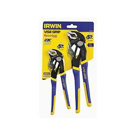 IRWIN 2078709 Groovelock Plier Set, Steel, Blue/Yellow