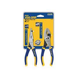 IRWIN 2078702 Professional Plier Set, Nickel Chromium Steel, Blue/Yellow