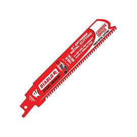 Diablo DS0608CF Reciprocating Saw Blade, 8 TPI, Carbide Cutting Edge, Bi-Metal