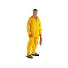 Diamondback 3-Piece Heavy Duty Rainsuits, 3X-Large, Polyester, Pvc, Yellow