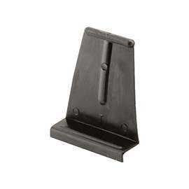 Make-2-Fit PL 14621 Spline Channel Pull Tab, Plastic, Black, Raw