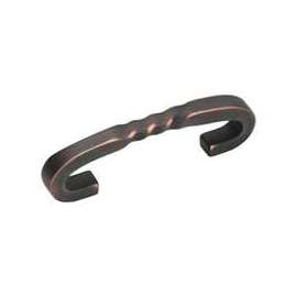 Amerock BP1584ORB Cabinet Pull, 4-1/8 in L x 1-1/4 in H Handle, Zinc, Oil-Rubbed Bronze