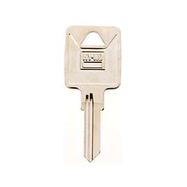 Hy-Ko 11010TM1 Key Blank, Brass, Nickel Plated