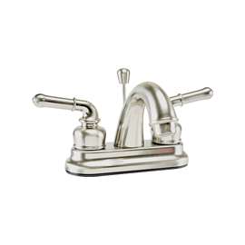 Boston Harbor Non-Metallic Lavatory Faucet, 1.2 Gpm At 60 Psi, 2 Lever Handle, 6.5 In L