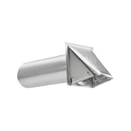 LAMBRO 344S Preferred Hood Vent, 4 in Duct, Aluminum Hood