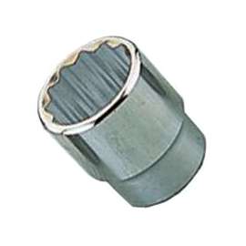 Vulcan Socket, 3/4 In Drive, 38 Mm, 12 Point, Chrome Vanadium Steel, Chrome