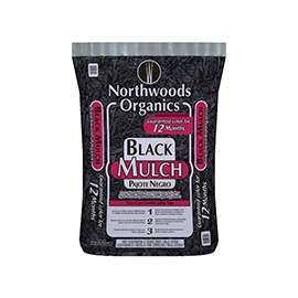 Northwoods Organics WNW03252 Decorative Mulch, Black Bag