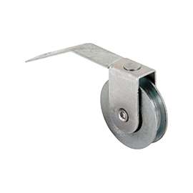 Prime-Line B 576 Roller Assembly, 1 in Dia Roller, Steel, Gray