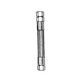 Plumb Pak EZ Series PP23800 Sink Supply Tube, 3/8 in Compression Inlet, 3/8 in Compression Outlet, 20 in L