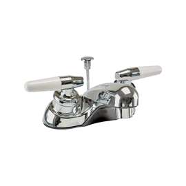 Boston Harbor Non-Metallic Lavatory Faucet, 1.2 Gpm At 60 Psi, 4 In Center Distance, 2 Handle, 5.51 In L