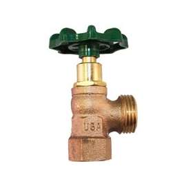 Arrowhead Brass 222LF Boiler Drain Valve, 1/2 x 3/4 in FIP x Hose, Bronze