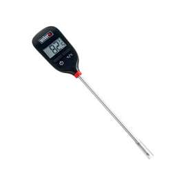 Weber 6750 Instant Read Thermometer, Fahrenheit Or Celsius, 8 in L x 1.3 in W x 0.3 in H