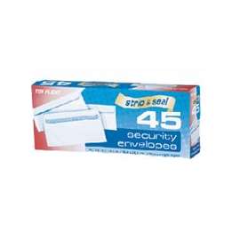Top Flight 6900136 Envelope, #10, Strip and Seal Closure