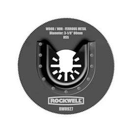 ROCKWELL RW8927 Oscillating Saw Blade, 3-1/8 in, HSS