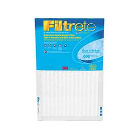 Filtrete 9836DC Dust/Pollen Reduction Electrostatic Air Filter, 20 in L, 15 in W