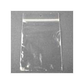 Centurion 1178 Reclosable Bag, Zipper Closure, Clear
