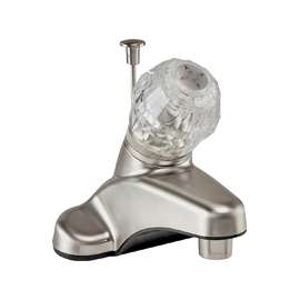 Boston Harbor Non-Metallic Lavatory Faucet, 1.2 Gpm At 60 Psi, 4 In Center Distance, 1 Acrylic Handle
